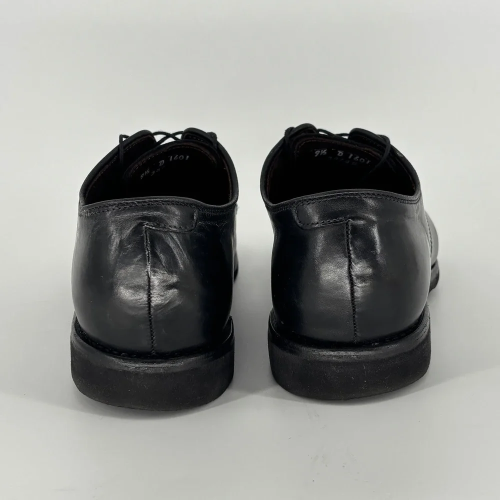 Allen Edmonds Road Warriors Leather Dress Shoe Black Men Size 9.5 Lace Up Office